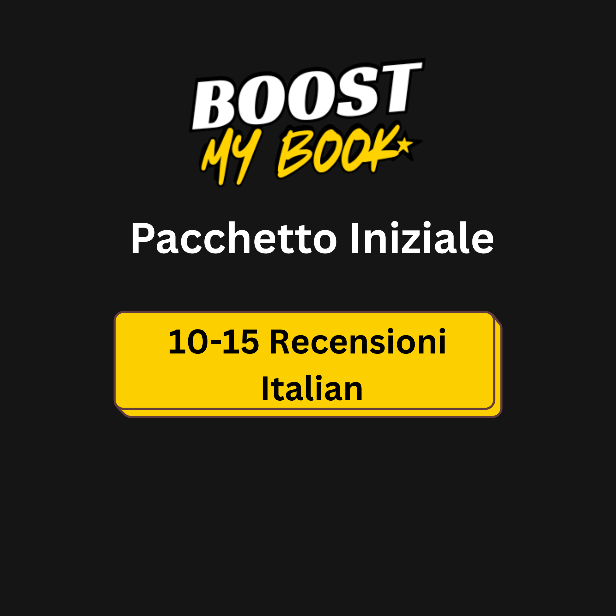 Pacchetto Iniziale (10–15 Recensioni)