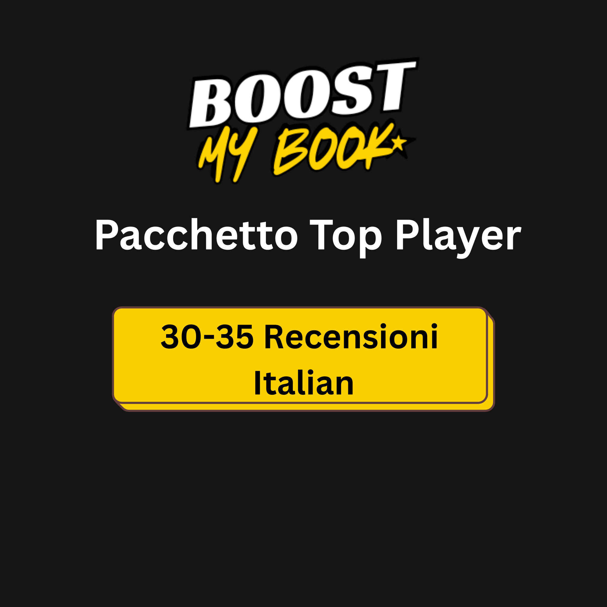 Pacchetto Top Player (30–35 Recensioni)