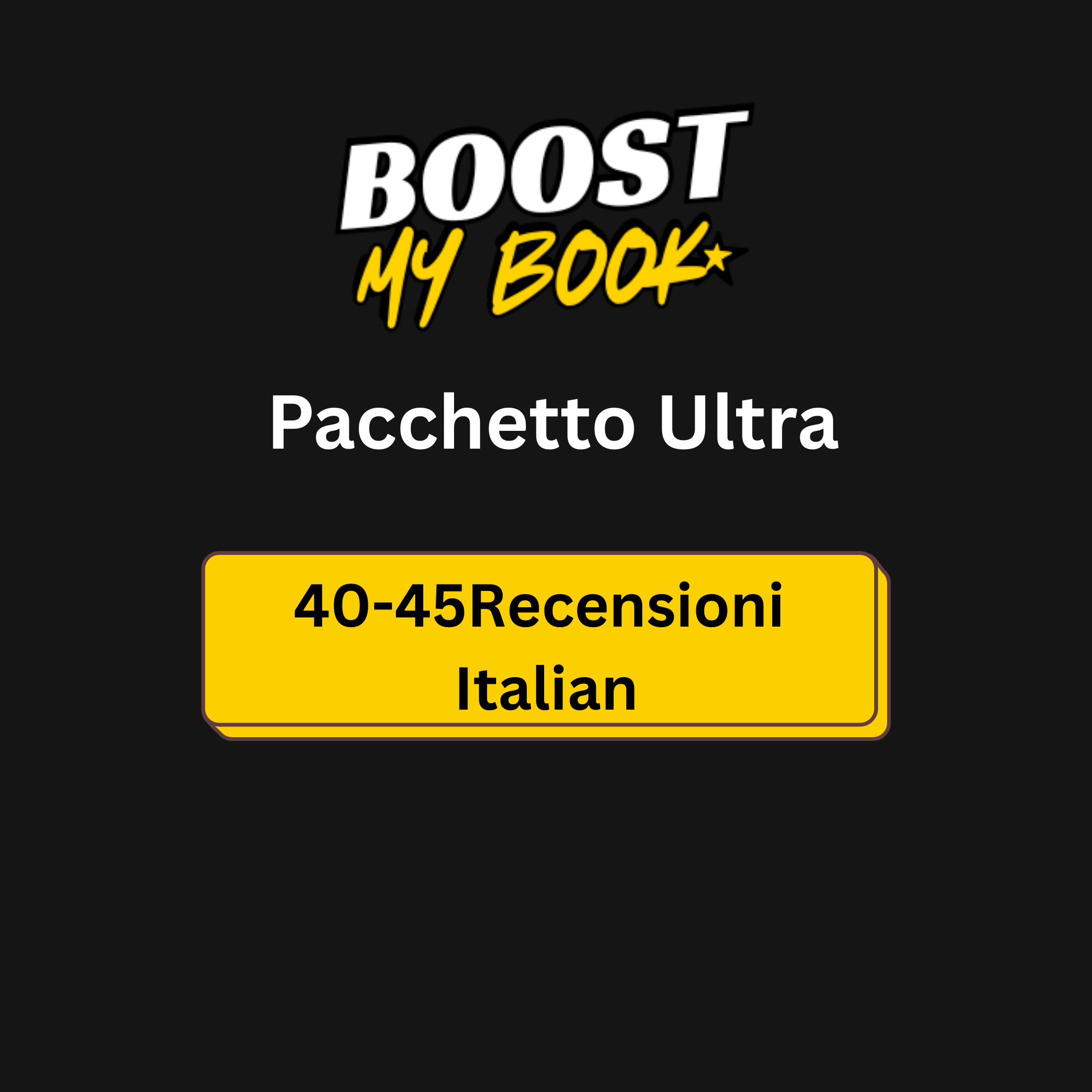 Pacchetto Ultra (45–50 Recensioni)